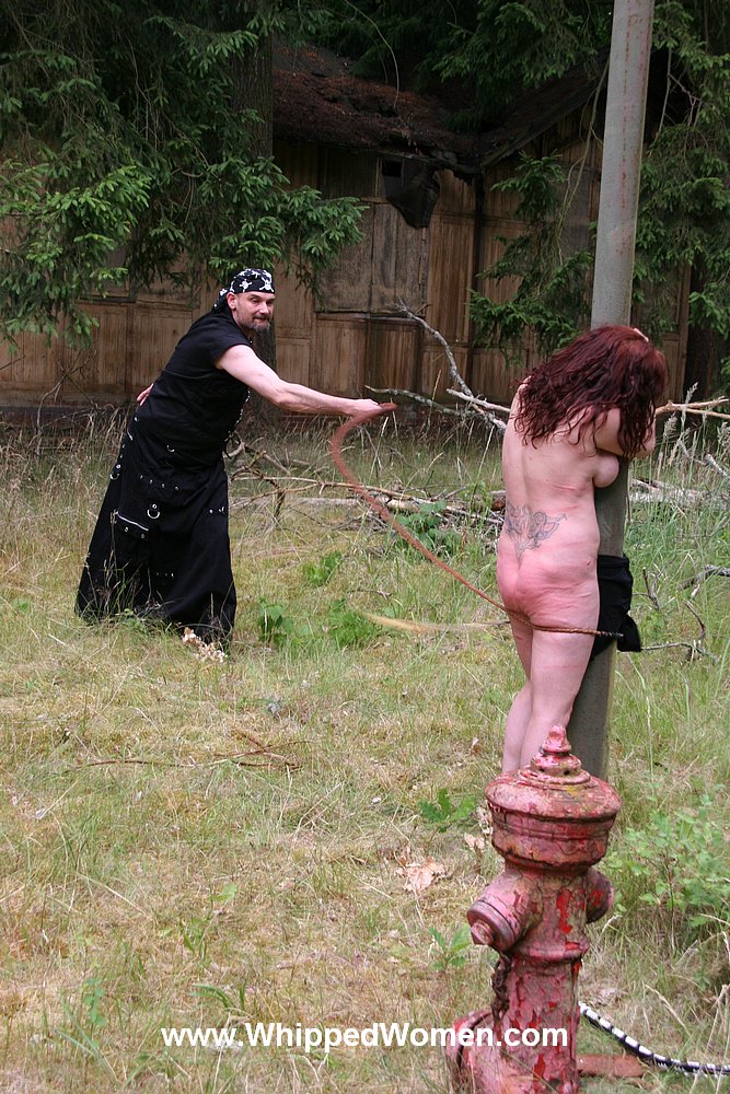 Welts and bruises - very hars outdoor pussy punishments 